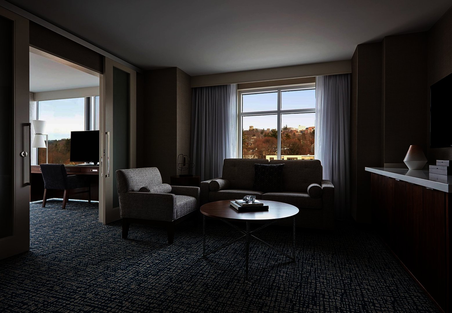 伊萨卡市中心下议院万豪酒店