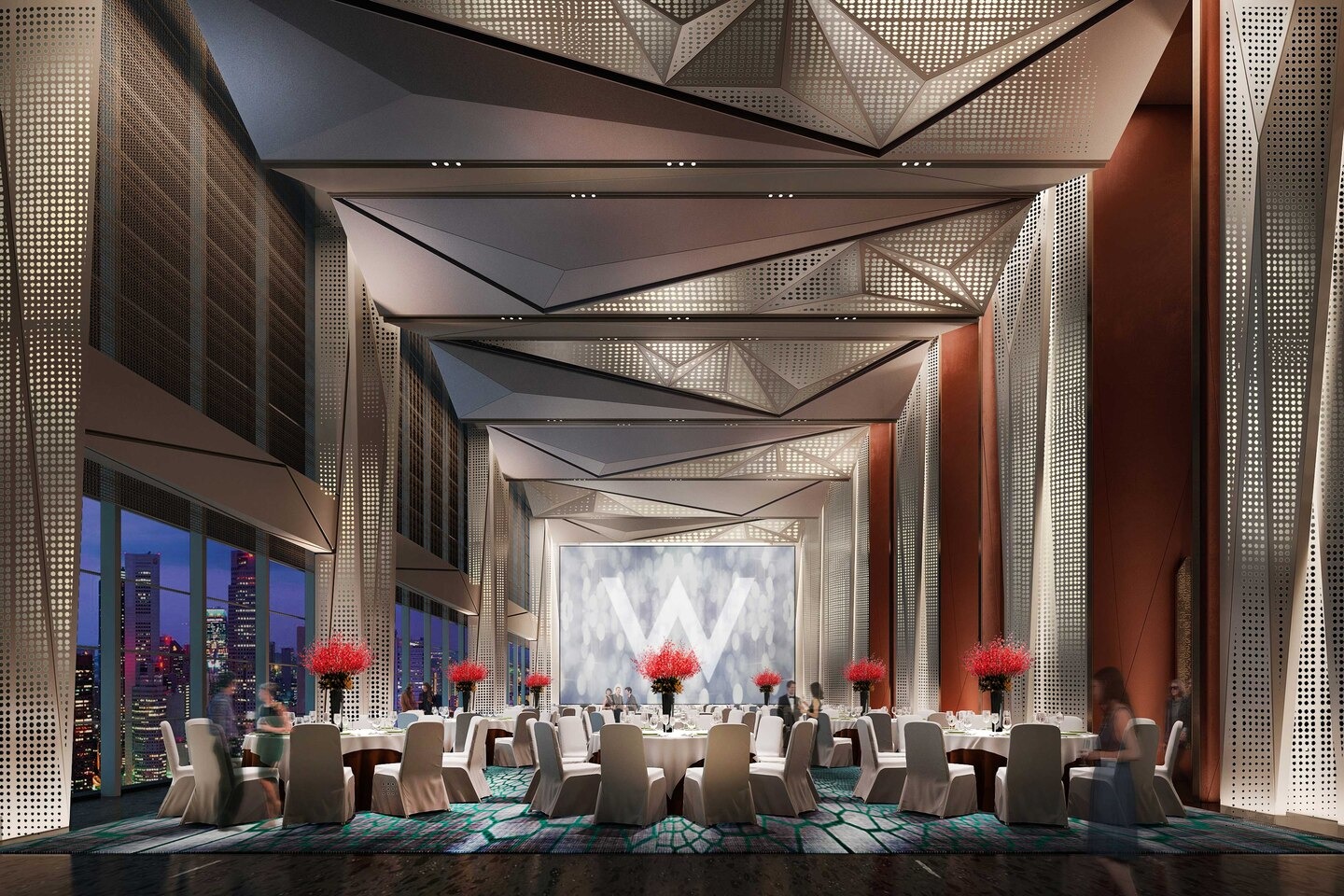 长沙中建华天大酒店 （深装集团-筑盛设计）|空间|家装设计|星级酒店设计 - 原创作品 - 站酷 (ZCOOL)